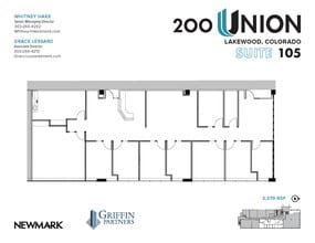 200 Union Blvd, Lakewood, CO à louer Plan d’étage– Image 1 sur 1