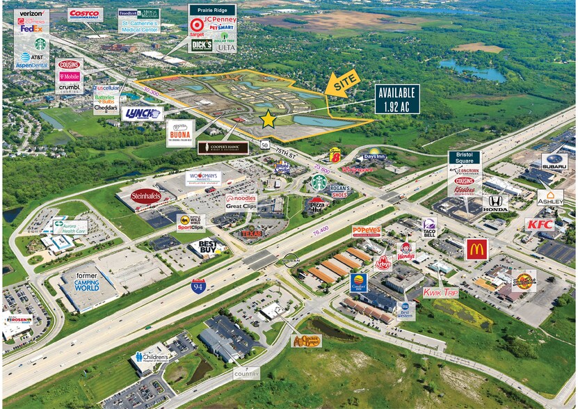 SWC Highway 50 & 104th Ave, Pleasant Prairie, WI à louer - Photo de l’immeuble – Image 1 sur 4
