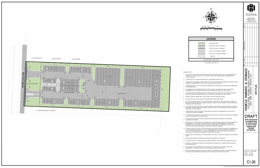 8503 Mabelvale Pike, Little Rock, AR à vendre - Plan de site – Image 2 sur 2