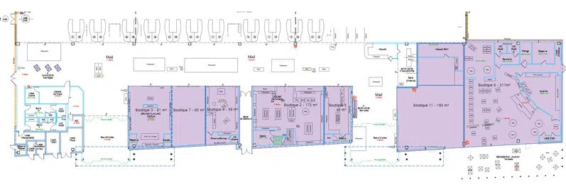Local commercial dans Moissac à louer - Plan d’étage – Image 2 sur 4