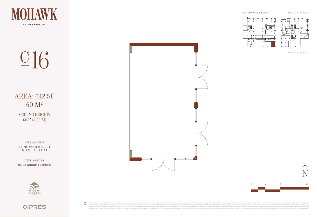 50 NE 29th St, Miami, FL 33137 - Lot C-16 -  - Plan d’étage - Image 1 of 1