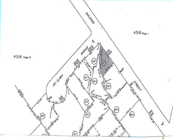 8401 Baldwin St, Oakland, CA à vendre - Plan cadastral – Image 2 sur 3