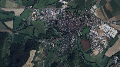 Bar-sur-Aube - VUE AÉRIENNE  vue de carte