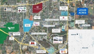 Plus de détails pour 821 N Mayhill Rd, Denton, TX - Terrain à vendre