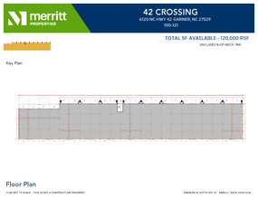 6100 NC Highway 42 W, Garner, NC à louer Plan d’étage– Image 1 sur 1