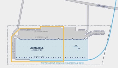 300 Telfair Rd, Savannah, GA à louer Plan de site– Image 2 sur 2