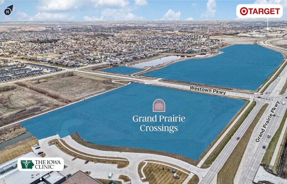 Grand Praire Pky & Westown Pky, Waukee, IA à vendre - Aérien – Image 2 sur 7