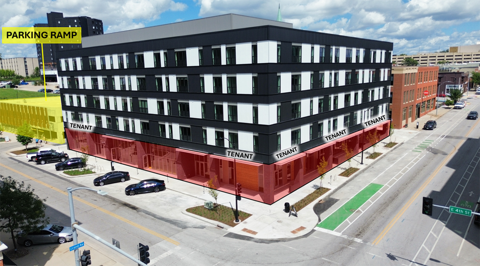 418 E Grand Ave, Des Moines, IA à louer - Photo de l’immeuble – Image 1 sur 8