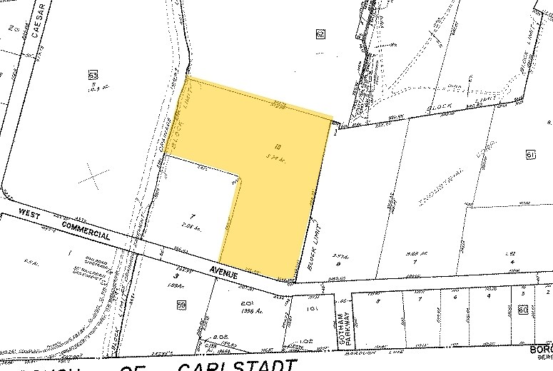 135 W Commercial Ave, Moonachie, NJ à louer - Plan cadastral – Image 3 sur 3