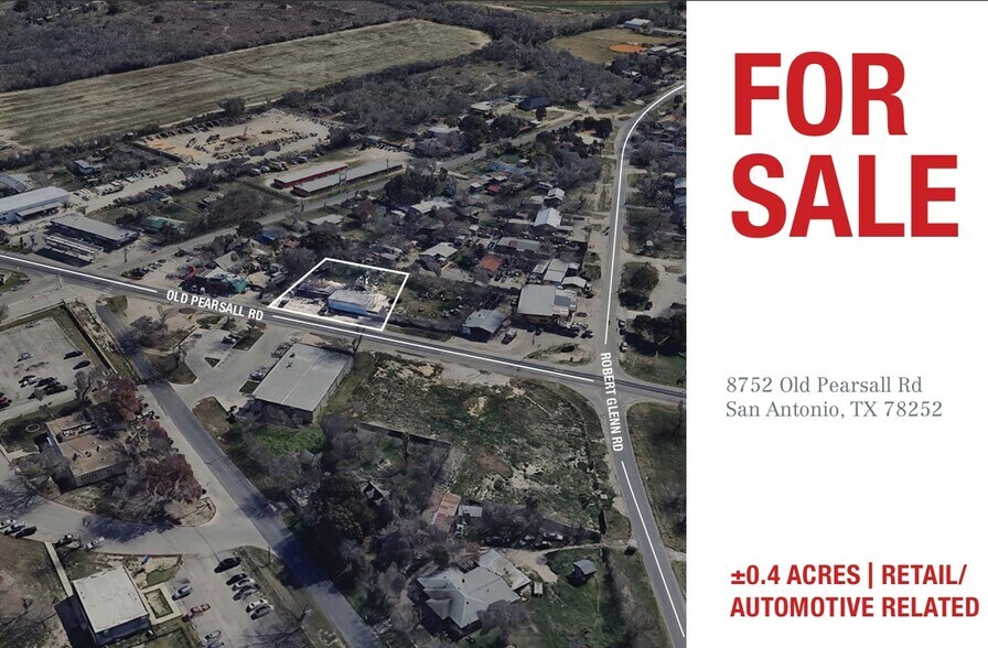 8752 Old Pearsall Rd, San Antonio, TX à vendre - Photo de l’immeuble – Image 1 sur 3