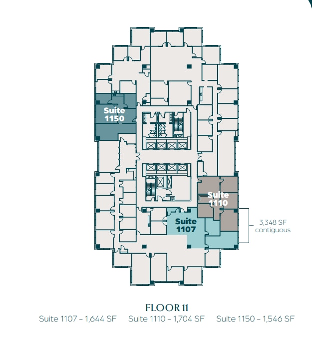 951 E Byrd St, Richmond, VA à louer Plan d’étage– Image 1 sur 1