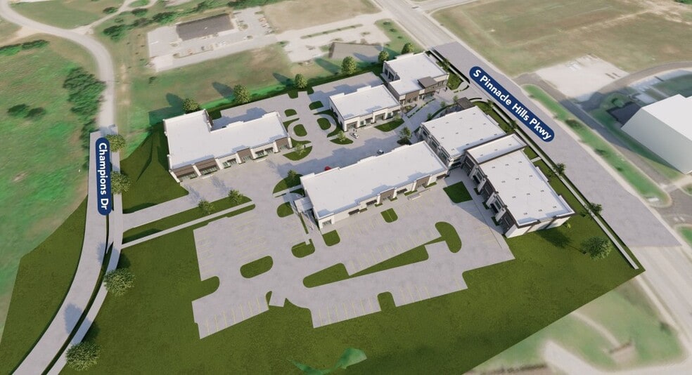 4902 W Pleasant Dr, Rogers, AR à louer - Aérien – Image 2 sur 6