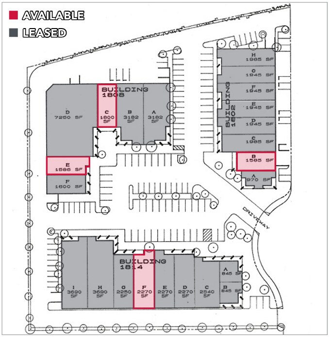 1814 Commercenter W, San Bernardino, CA à louer Plan de site– Image 1 sur 1