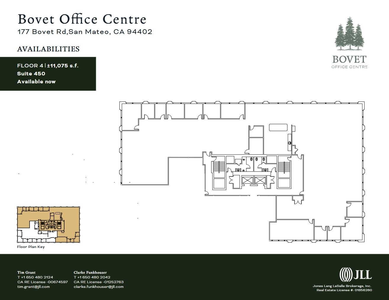 155 Bovet Rd, San Mateo, CA à louer Plan d’étage– Image 1 sur 1