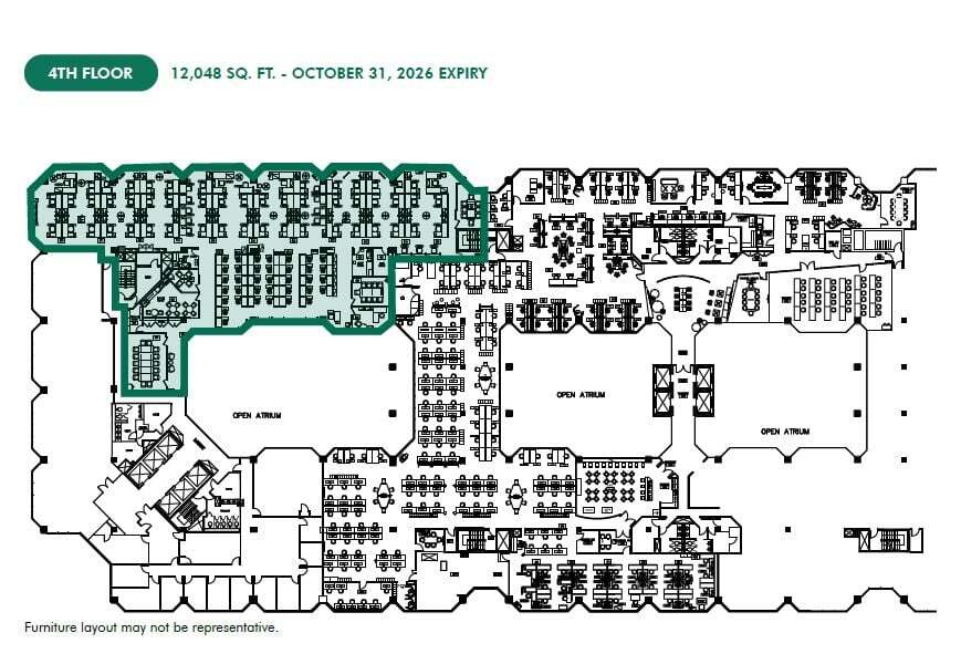 595 Bay St, Toronto, ON à louer Plan d’étage– Image 1 sur 1