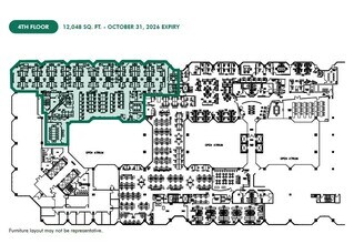 595 Bay St, Toronto, ON à louer Plan d’étage– Image 1 sur 1