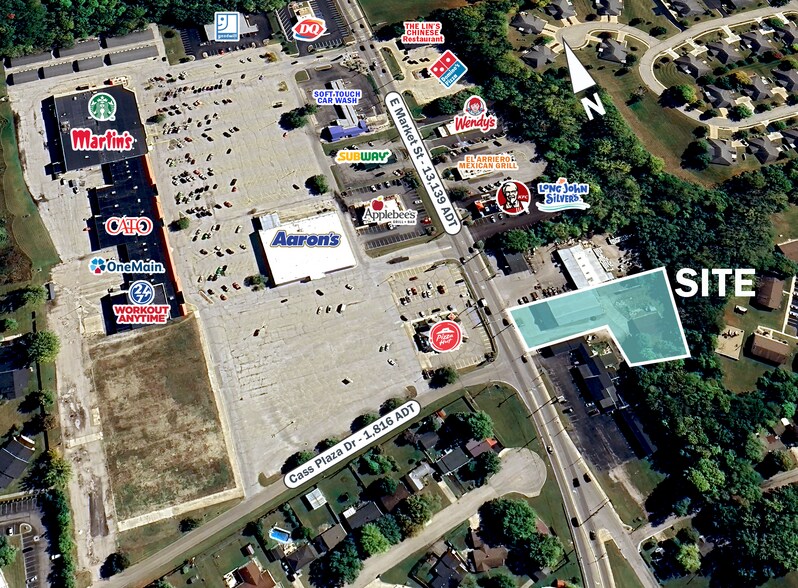 3321 E Market St, Logansport, IN à vendre - Aérien – Image 2 sur 3