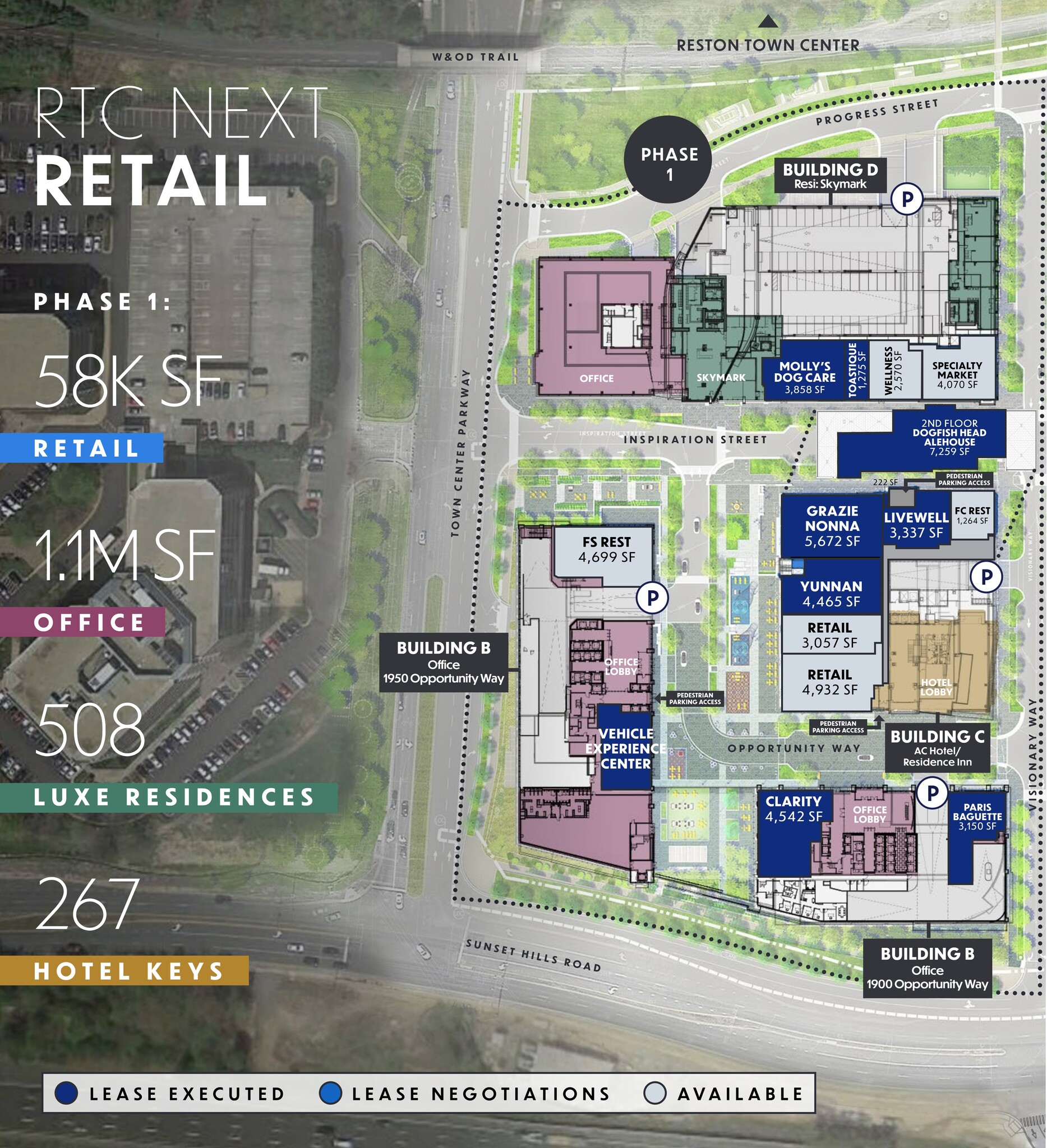 1975 Opportunity Way, Reston, VA à louer Plan de site– Image 1 sur 1
