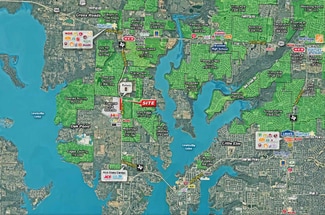 Plus de détails pour SWC of Martop Rd & FM-720, Oak Point, TX - Terrain à vendre
