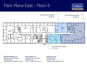 5775 Wayzata Blvd, Saint Louis Park, MN à louer Plan d’étage– Image 1 sur 1