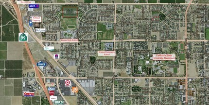 4240 N Golden State Blvd, Turlock, CA - VUE AÉRIENNE  vue de carte