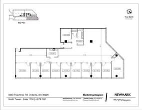 3353 Peachtree Rd NE, Atlanta, GA à louer Plan d’étage– Image 1 sur 1