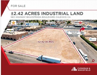 Plus de détails pour 320 Arguelles Street, Calexico, CA - Terrain à vendre
