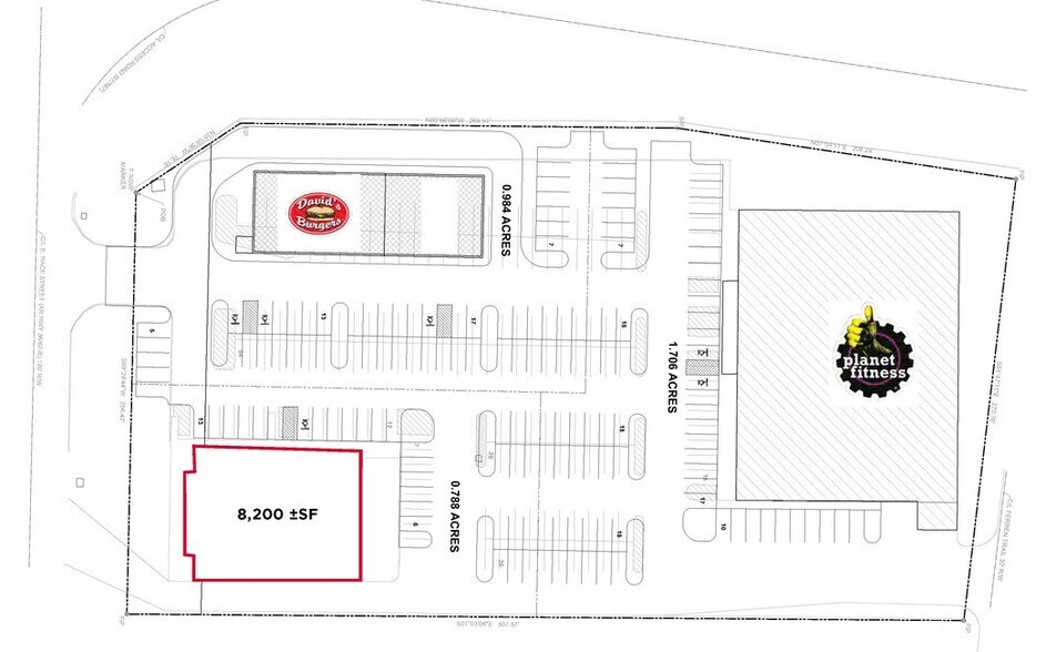3504 E Race Ave, Searcy, AR à louer - Plan de site – Image 2 sur 3