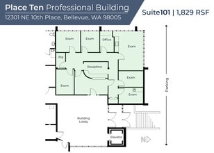 12301 NE 10th Pl, Bellevue, WA à vendre Plan d’étage– Image 2 sur 2