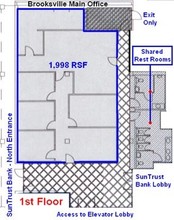 1 E Jefferson St, Brooksville, FL à louer Plan d’étage– Image 1 sur 1