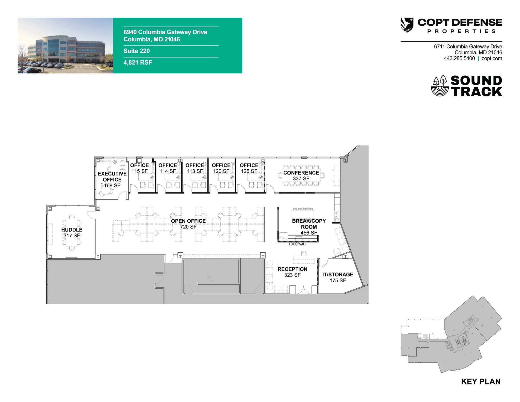 6940 Columbia Gateway Dr, Columbia, MD à louer Plan de site– Image 1 sur 1