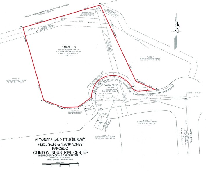 7500 Ogden Dr, Clinton, MD à louer - Plan cadastral – Image 2 sur 2