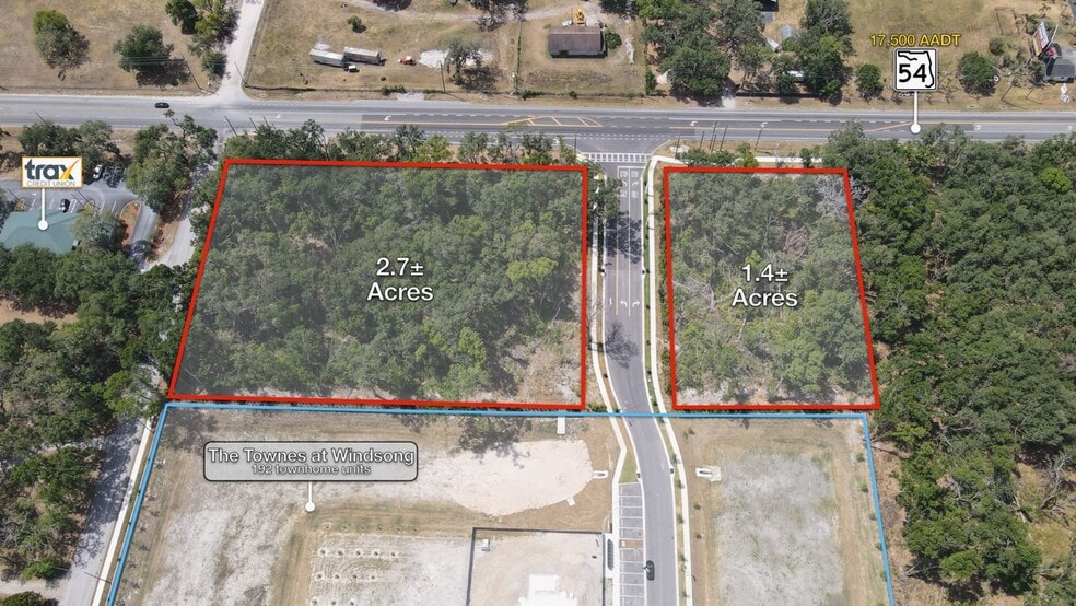 SR 54 & Nathan Pearl St, Zephyrhills, FL à vendre - Aérien – Image 3 sur 4