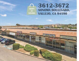 Plus de détails pour 3612-3672 Sonoma Blvd, Vallejo, CA - Local commercial à vendre