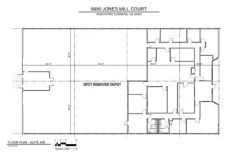 6690 Jones Mill Ct, Norcross, GA à louer Plan de site– Image 2 sur 2
