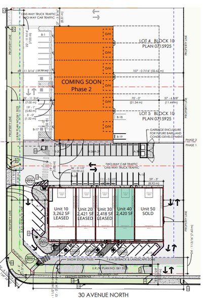 3233 32 St N, Lethbridge, AB à vendre - Plan de site – Image 2 sur 2