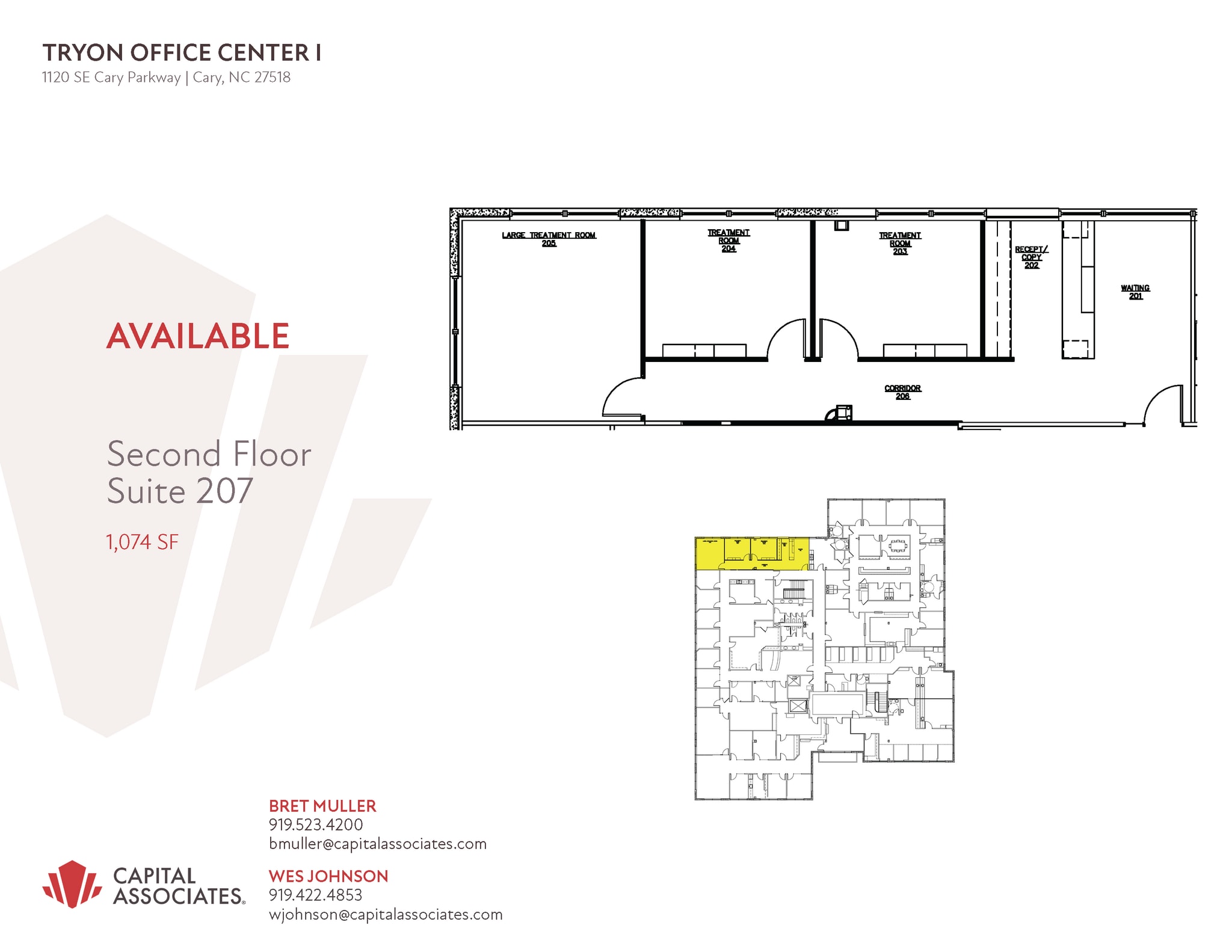1120 SE Cary Pky, Cary, NC à louer Plan d’étage– Image 1 sur 1