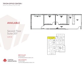1120 SE Cary Pky, Cary, NC à louer Plan d’étage– Image 1 sur 1