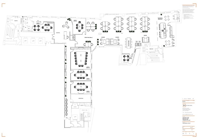 20-25 Birchin Ln, Londres à louer - Plan d’étage – Image 1 sur 2