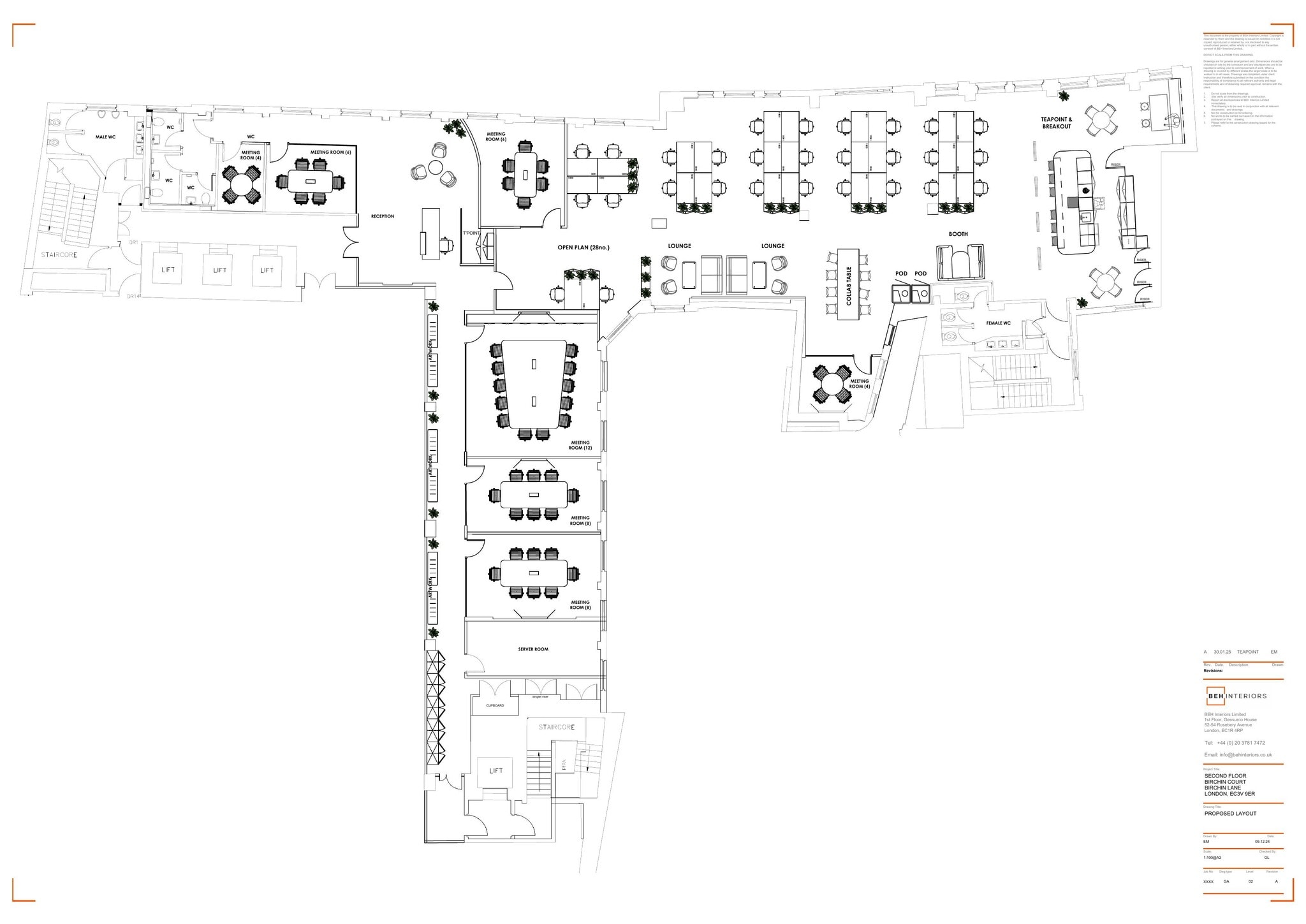 20-25 Birchin Ln, Londres à louer Plan d’étage– Image 1 sur 3