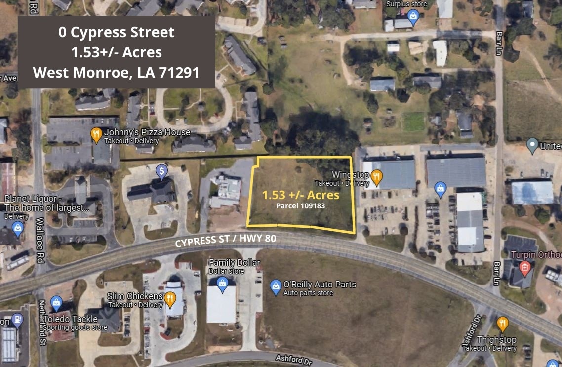 0 Cypress St, West Monroe, LA à vendre Aérien– Image 1 sur 4