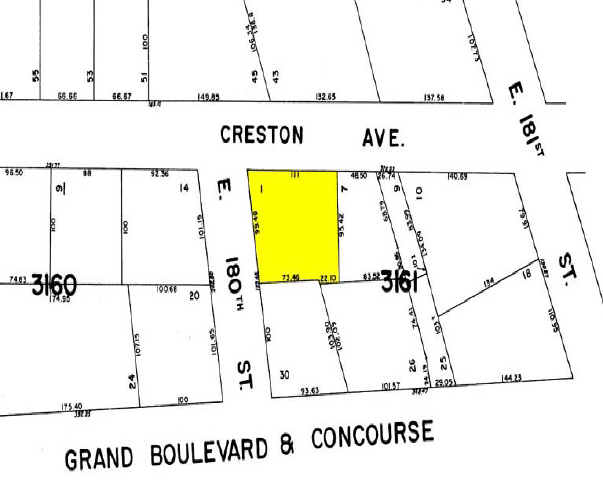 2084-2086 Creston Ave, Bronx, NY à vendre - Plan cadastral – Image 2 sur 2