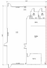 3649-3661 N Beach St, Fort Worth, TX à louer Plan d’étage– Image 1 sur 1