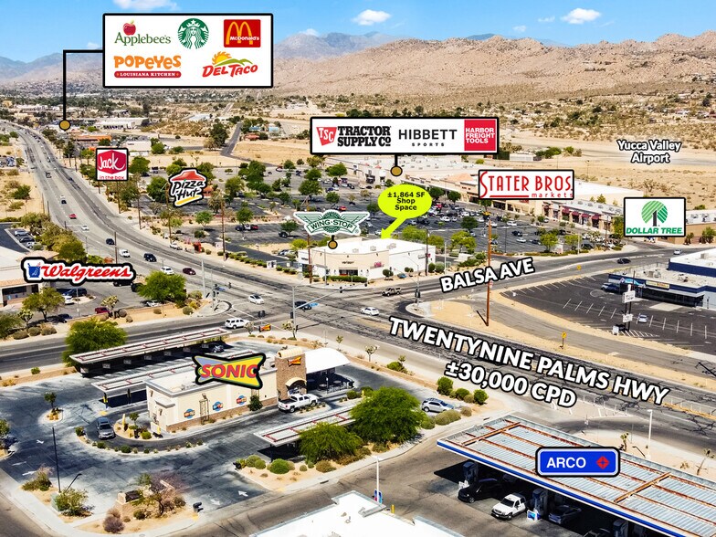 58132 Twentynine Palms Hwy, Yucca Valley, CA à louer - Photo de l’immeuble – Image 3 sur 8