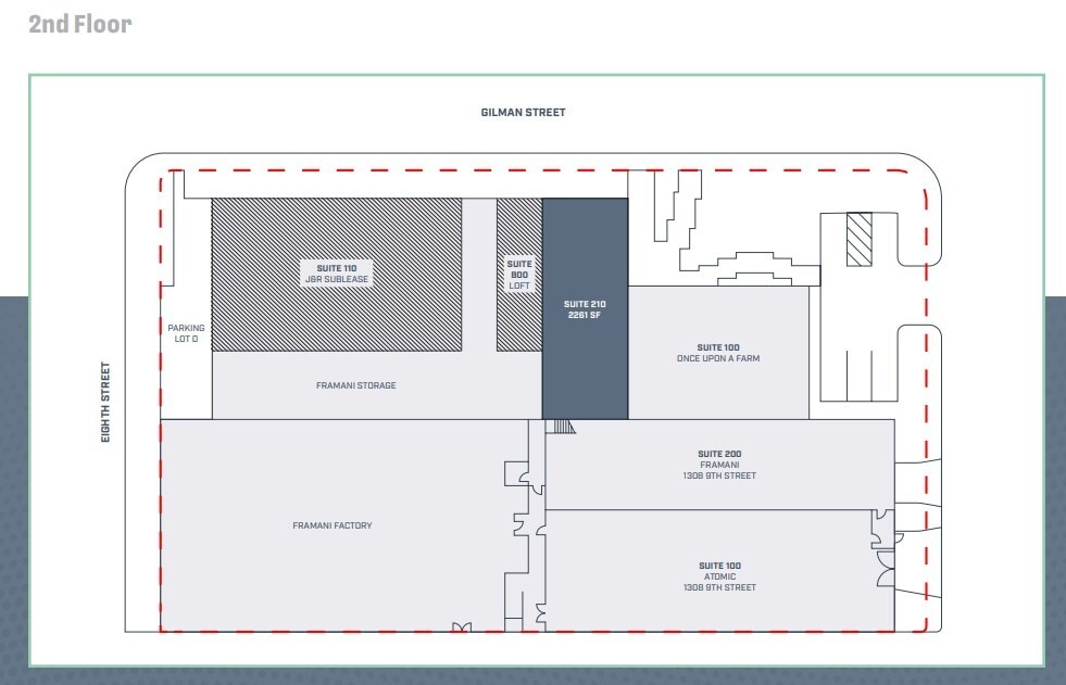 950 Gilman St, Berkeley, CA à louer Plan d’étage– Image 1 sur 1