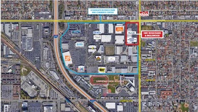 14333-14485 S Inglewood Ave, Hawthorne, CA - VUE AÉRIENNE  vue de carte