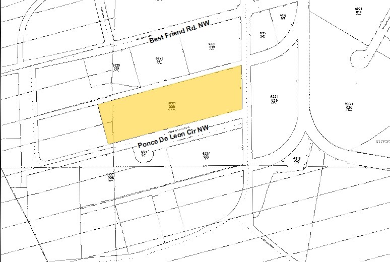 7575 Ponce de Leon Cir, Atlanta, GA à louer - Plan cadastral – Image 2 sur 6