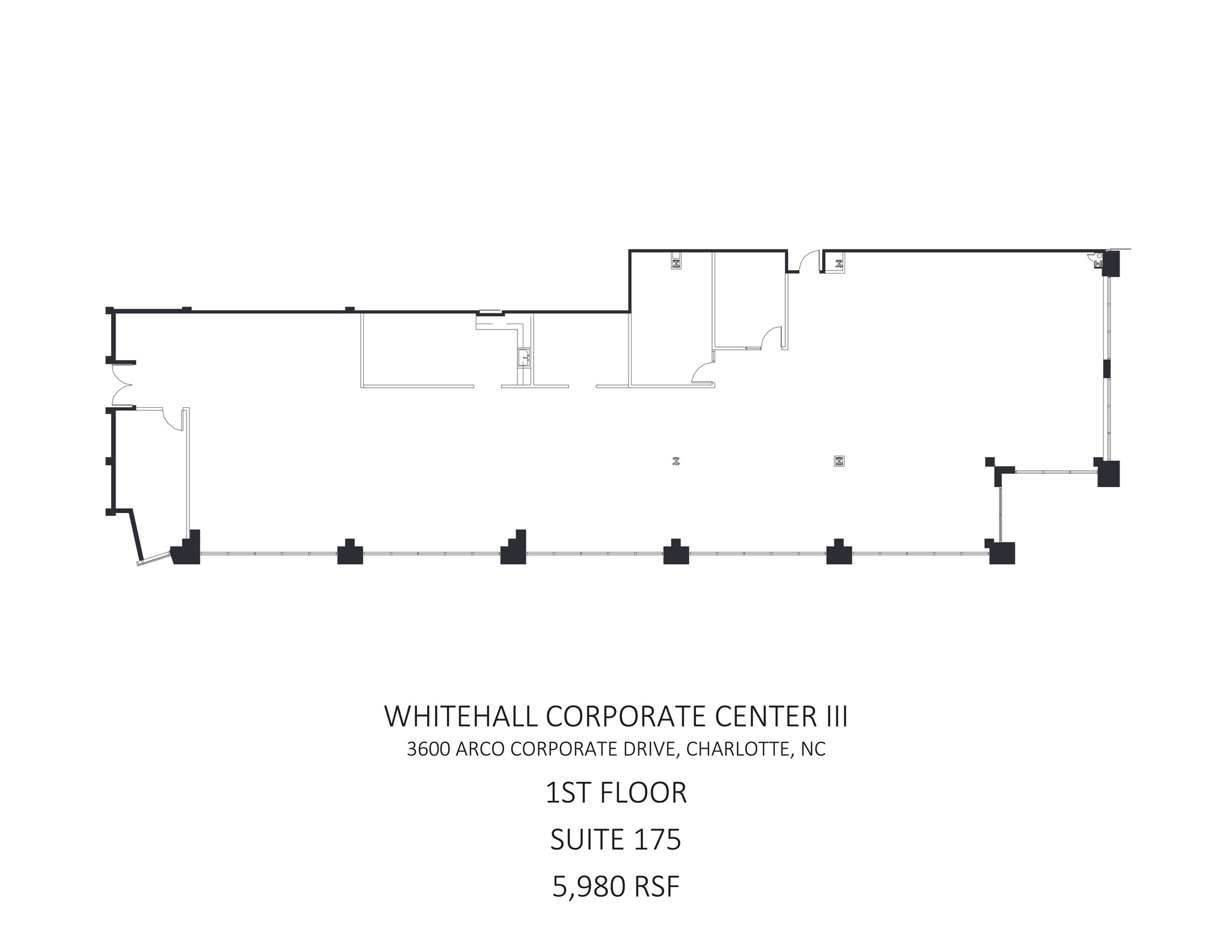 3600 Arco Corporate Dr, Charlotte, NC à louer Plan de site– Image 1 sur 1