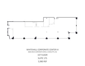 3600 Arco Corporate Dr, Charlotte, NC à louer Plan de site– Image 1 sur 1