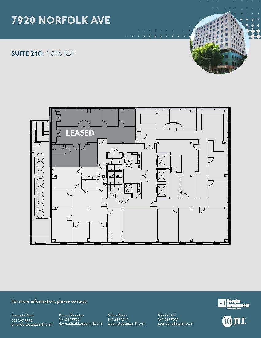 7900-7920 Norfolk Ave, Bethesda, MD à louer Plan d’étage– Image 1 sur 1